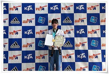 김유경 학생, 2025 전국종별태권도선수권 여대부 품새 1위