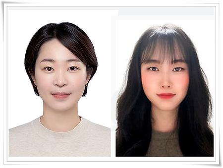 왼쪽부터양진경교수, 정소담교수사진
